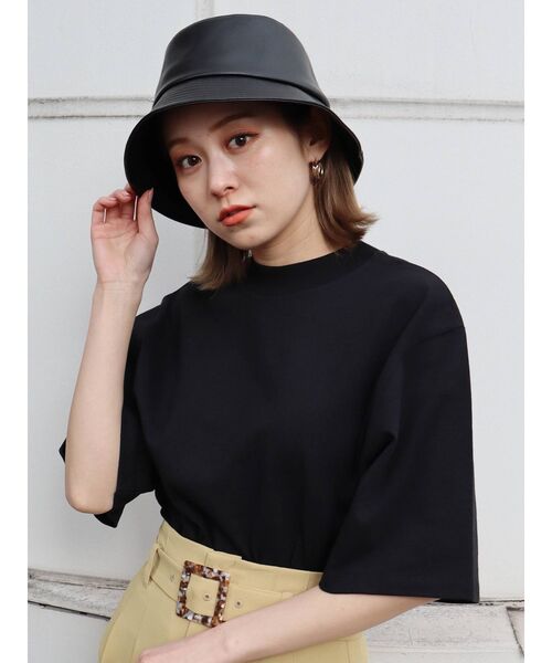 MURUA（ムルーア）の「USコットンベーシックTee（Tシャツ/カットソー・レディース・ホワイト/ブラック/ダークグレー/モカ・FREE）」の19枚目の写真