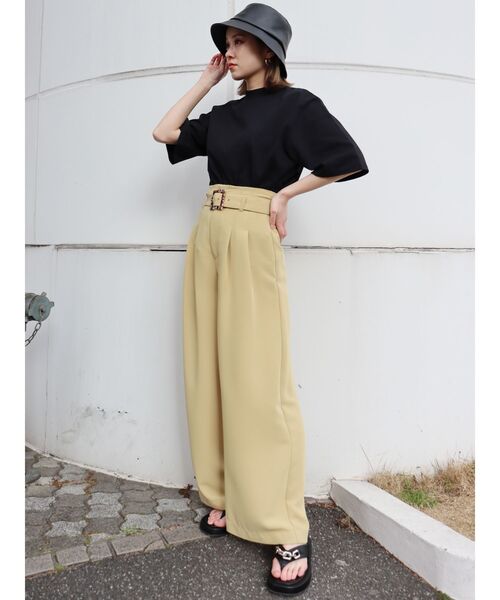 MURUA（ムルーア）の「USコットンベーシックTee（Tシャツ/カットソー・レディース・ホワイト/ブラック/ダークグレー/モカ・FREE）」の20枚目の写真