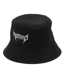 AZS TOKYO | AZS TOKYO/アザストーキョー/"THRASH METAL" LOGO BUCKET (BLACKxWHITE)(ハット)