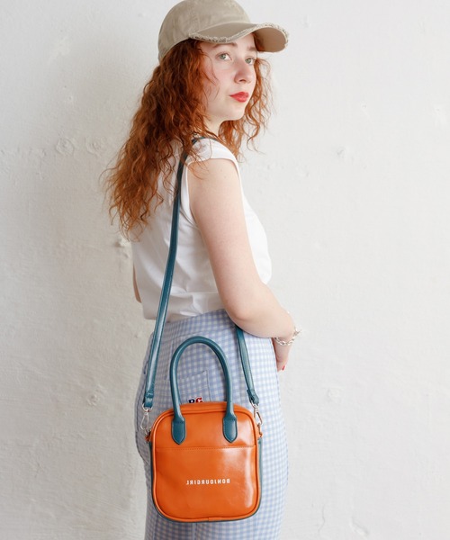 Bonjour Girl（ボンジュールガール）の「BG　ワッペンノースリーブ Tシャツ（Tシャツ/カットソー・レディース・ホワイト/ブラック・FREE）」の5枚目の写真