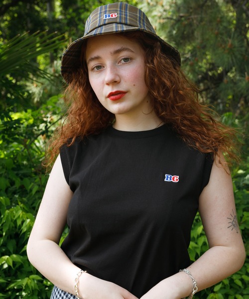 Bonjour Girl（ボンジュールガール）の「BG　ワッペンノースリーブ Tシャツ（Tシャツ/カットソー・レディース・ホワイト/ブラック・FREE）」の20枚目の写真