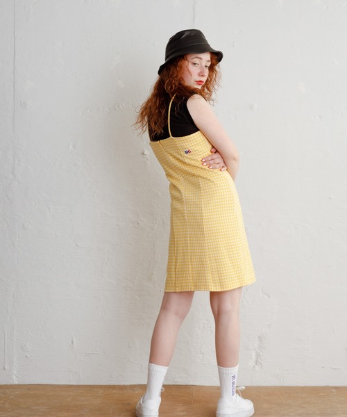 Bonjour Girl（ボンジュールガール）の「BG　ワッペンノースリーブ Tシャツ（Tシャツ/カットソー・レディース・ホワイト/ブラック・FREE）」の6枚目の写真