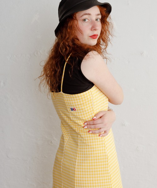 Bonjour Girl（ボンジュールガール）の「BG　ワッペンノースリーブ Tシャツ（Tシャツ/カットソー・レディース・ホワイト/ブラック・FREE）」の8枚目の写真