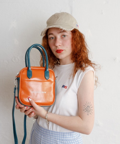 Bonjour Girl（ボンジュールガール）の「BG　ワッペンノースリーブ Tシャツ（Tシャツ/カットソー・レディース・ホワイト/ブラック・FREE）」の22枚目の写真