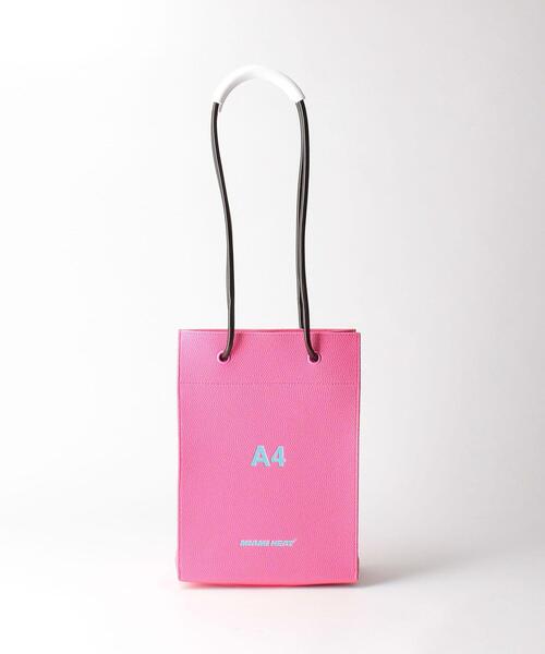 NaNa-NaNa（ナナナナ）の「＜nana-nana＞ A4 B/BALL BAG/バッグ（ハンドバッグ・メンズ・ホワイト/ブラック/パープル/ピンク/オレンジ/ケリー/ロイヤルブルー・FREE）」の7枚目の写真