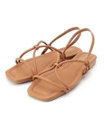 SHOO・LA・RUE | 丸ヒモ甲エックスサンダル(サンダル)