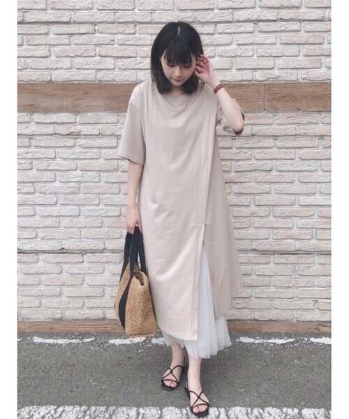 SHOO・LA・RUE（シューラルー）の「◆丸ヒモ甲エックスサンダル（サンダル・レディース・キャメル/ブラック・35/45/25）」の9枚目の写真