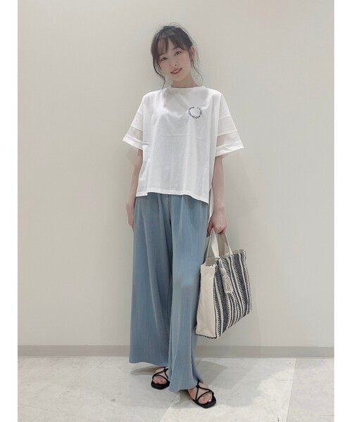 SHOO・LA・RUE（シューラルー）の「◆丸ヒモ甲エックスサンダル（サンダル・レディース・キャメル/ブラック・35/45/25）」の10枚目の写真