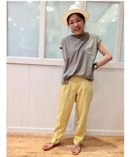 SHOO・LA・RUE（シューラルー）の「◆丸ヒモ甲エックスサンダル（サンダル・レディース・キャメル/ブラック・35/45/25）」の19枚目の写真