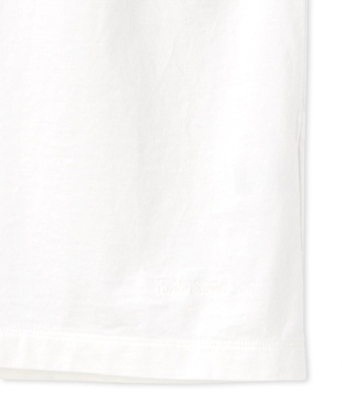 Paul Smith（ポールスミス）の「エンブロイダリーロゴ オーガニックコットンTシャツ / 553504 919T（Tシャツ/カットソー・メンズ・ホワイト/ブラック/ネイビー・SMALL/MEDIUM/LARGE/X-LARGE/XX-LARGE）」の4枚目の写真
