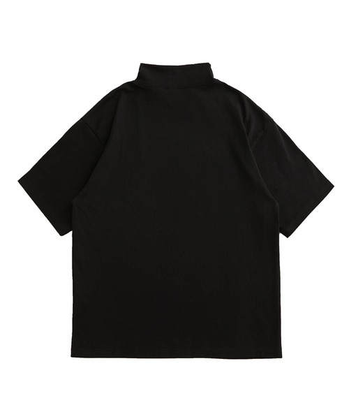 INFLATION（インフレーション）の「INFLATION(インフレーション)ハイネックハーフスリーブTシャツ（Tシャツ/カットソー・メンズ・ライトグレー/ブラック/ホワイト/カーキ/グレー/ダークグレー・XL/M/L）」の8枚目の写真