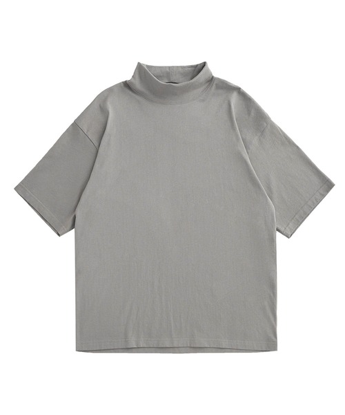 INFLATION（インフレーション）の「INFLATION(インフレーション)ハイネックハーフスリーブTシャツ（Tシャツ/カットソー・メンズ・ライトグレー/ブラック/ホワイト/カーキ/グレー/ダークグレー・XL/M/L）」の10枚目の写真