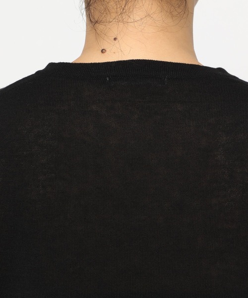 studio CLIP(スタディオクリップ)の「14Gクールコットンクルーネックカーディガン(カーディガン/ボレロ・レディース・ブラック/ブルー/レッド/グリーン/イエロー/ピンク/その他1・LARGE/MEDIUM)」の20枚目の写真