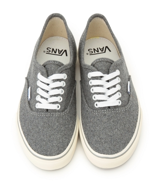 BEAMS BOY（ビームスボーイ）の「VANS / フランネル オーセンティック（BEAMSエクスクルーシヴカラー）（スニーカー・レディース・グレー/ネイビー・6/5h/5/7/4h/6h）」の21枚目の写真