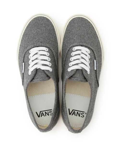 BEAMS BOY（ビームスボーイ）の「VANS / フランネル オーセンティック（BEAMSエクスクルーシヴカラー）（スニーカー・レディース・グレー/ネイビー・6/5h/5/7/4h/6h）」の14枚目の写真