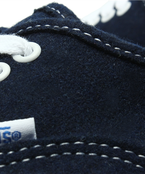 BEAMS BOY（ビームスボーイ）の「VANS / フランネル オーセンティック（BEAMSエクスクルーシヴカラー）（スニーカー・レディース・グレー/ネイビー・6/5h/5/7/4h/6h）」の5枚目の写真