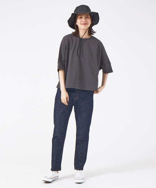 collex（コレックス）の「【KiU×collex】 レインハット（ハット・レディース・ブラック/カーキ・フリー）」の6枚目の写真