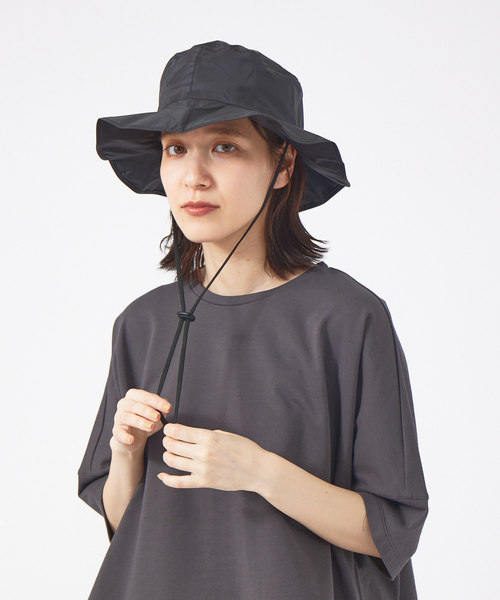 collex（コレックス）の「【KiU×collex】 レインハット（ハット・レディース・ブラック/カーキ・フリー）」の8枚目の写真