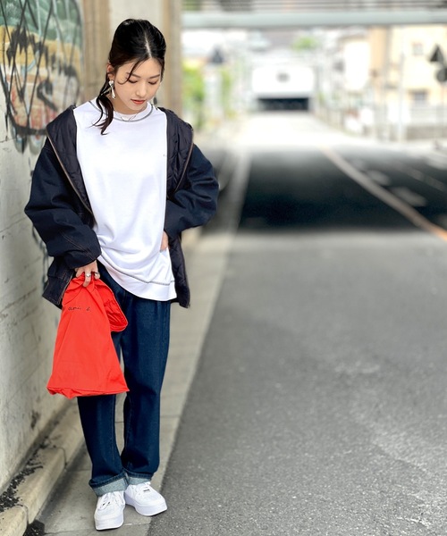 《JaVaジャバコラボ》春のおでかけは大人カジュアル。キルティングコットンフード付きブルゾン