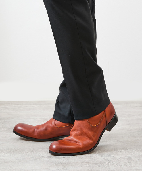 And A（アンドエー）の「PADRONE パドローネ / BACK ZIP BOOTS