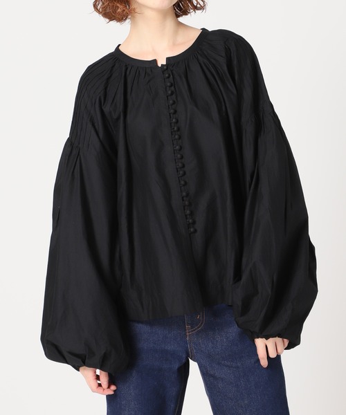 IENA(イエナ)の「【SARA MALLIKA/サラマリカ】 BIG SLEEVE ブラウス◆(シャツ/ブラウス・レディース・ホワイト/ブラック・FREE)」の16枚目の写真