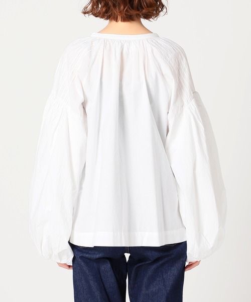 IENA(イエナ)の「【SARA MALLIKA/サラマリカ】 BIG SLEEVE ブラウス◆(シャツ/ブラウス・レディース・ホワイト/ブラック・FREE)」の7枚目の写真