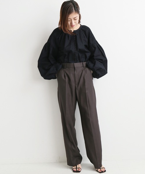 IENA(イエナ)の「【SARA MALLIKA/サラマリカ】 BIG SLEEVE ブラウス◆(シャツ/ブラウス・レディース・ホワイト/ブラック・FREE)」の18枚目の写真