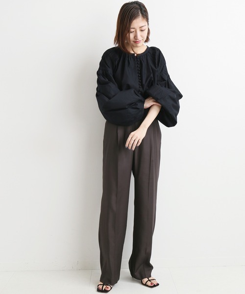 IENA(イエナ)の「【SARA MALLIKA/サラマリカ】 BIG SLEEVE ブラウス◆(シャツ/ブラウス・レディース・ホワイト/ブラック・FREE)」の19枚目の写真