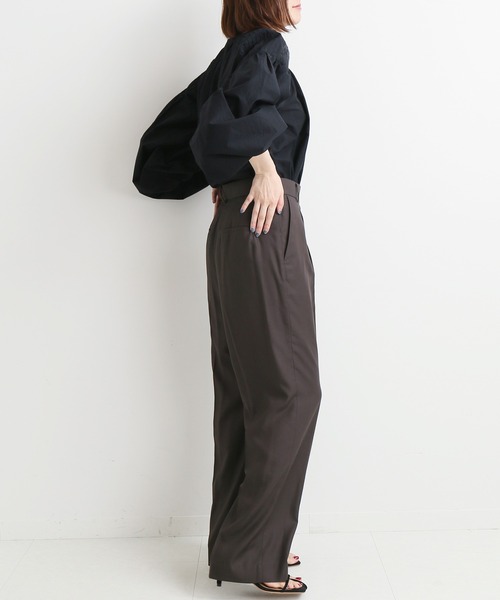 IENA(イエナ)の「【SARA MALLIKA/サラマリカ】 BIG SLEEVE ブラウス◆(シャツ/ブラウス・レディース・ホワイト/ブラック・FREE)」の20枚目の写真