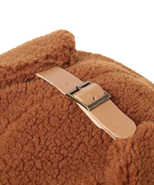 14+（イチヨンプラス）の「オールボアフライトキャップ（ハット・レディース・ブラック/ブラウン/アイボリー・FREE）」の5枚目の写真