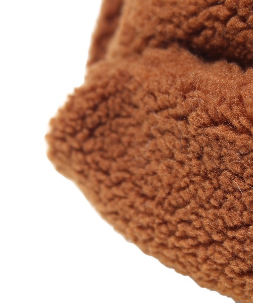 14+（イチヨンプラス）の「オールボアフライトキャップ（ハット・レディース・ブラック/ブラウン/アイボリー・FREE）」の6枚目の写真