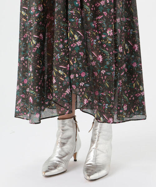ISABEL MARANT（イザベルマラン）の「ISABEL MARANT ETOILE MARIANA コットン フラワープリントロングワンピース（ワンピース・レディース・ブラック系その他/グリーン系その他3/ブルー系その他4・36/34）」の11枚目の写真