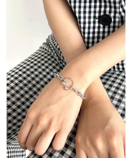 Honey Salon（ハニーサロン）の「サーキュラーバーベルブレスレット（ブレスレット・レディース・シルバー・FREE）」の11枚目の写真