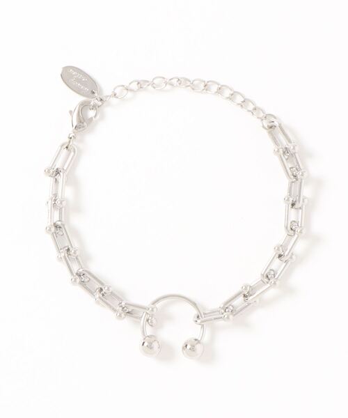 Honey Salon（ハニーサロン）の「サーキュラーバーベルブレスレット（ブレスレット・レディース・シルバー・FREE）」の3枚目の写真