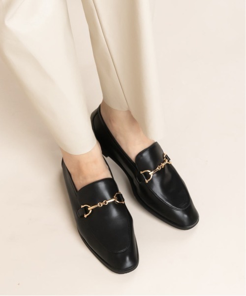 RANDA(ランダ)の「ストレスフリー/ソフト ビットパーツスクエアトゥシューズ(ローファー・レディース・ブラック/クリーム/ダークブラウン・L/M/S/LL)」の18枚目の写真