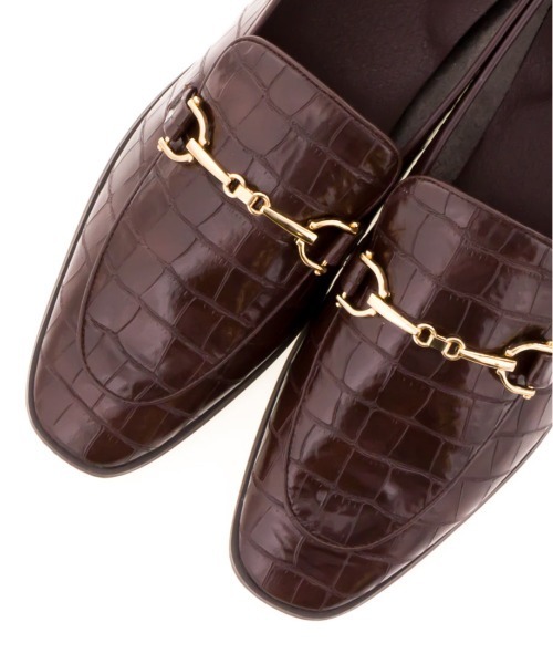 RANDA(ランダ)の「ストレスフリー/ソフト ビットパーツスクエアトゥシューズ(ローファー・レディース・ブラック/クリーム/ダークブラウン・L/M/S/LL)」の19枚目の写真