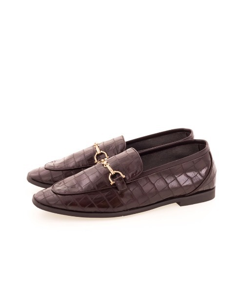 RANDA(ランダ)の「ストレスフリー/ソフト ビットパーツスクエアトゥシューズ(ローファー・レディース・ブラック/クリーム/ダークブラウン・L/M/S/LL)」の9枚目の写真