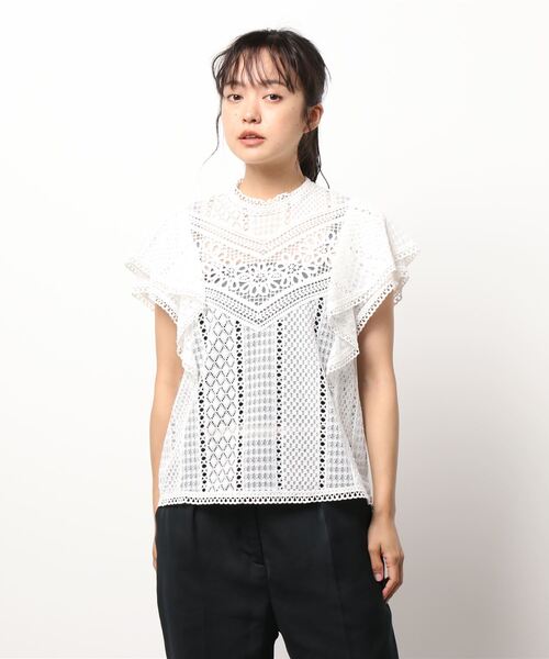 ANAYI（アナイ）の「キカレーススタンドネックブラウス（シャツ