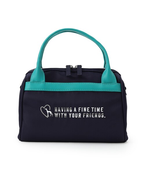 adabat（アダバット）の「◆2WAYマルチポーチ（ボストンバッグ・レディース・ネイビー/ピンク系その他・00）」の2枚目の写真