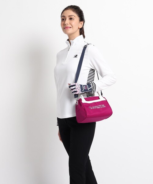 adabat（アダバット）の「◆2WAYマルチポーチ（ボストンバッグ・レディース・ネイビー/ピンク系その他・00）」の8枚目の写真