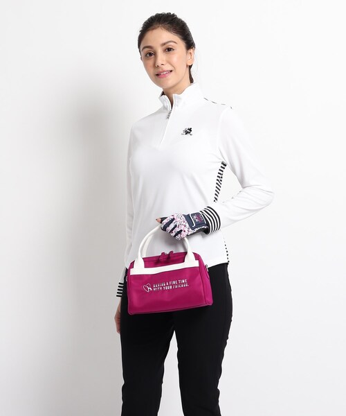 adabat（アダバット）の「◆2WAYマルチポーチ（ボストンバッグ・レディース・ネイビー/ピンク系その他・00）」の9枚目の写真