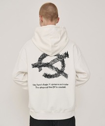 『OY/オーワイ』SKETCH LOGO HOODIE/スケッチロゴ フーディー プルオーバーパーカー