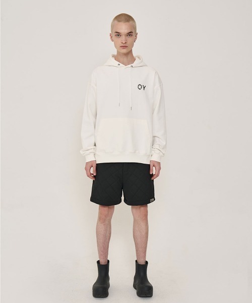 OY(オーワイ)の「『OY/オーワイ』SKETCH LOGO HOODIE/スケッチロゴ フーディー プルオーバーパーカー(パーカー・メンズ・ホワイト/イエロー/ブラック・FREE)」の5枚目の写真