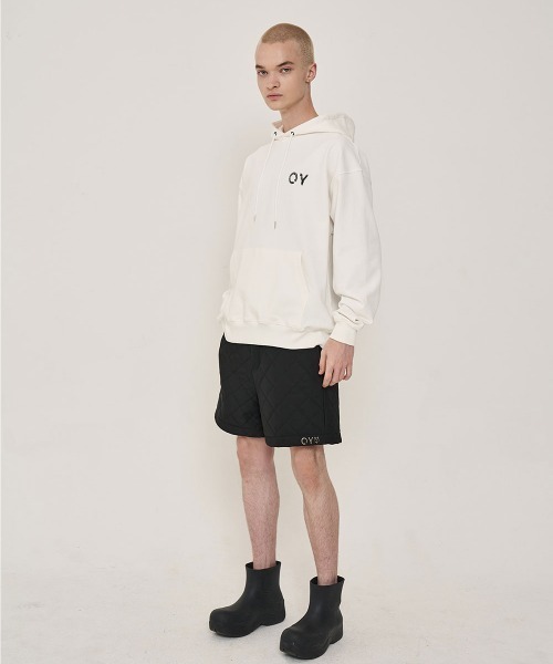 OY(オーワイ)の「『OY/オーワイ』SKETCH LOGO HOODIE/スケッチロゴ フーディー プルオーバーパーカー(パーカー・メンズ・ホワイト/イエロー/ブラック・FREE)」の6枚目の写真