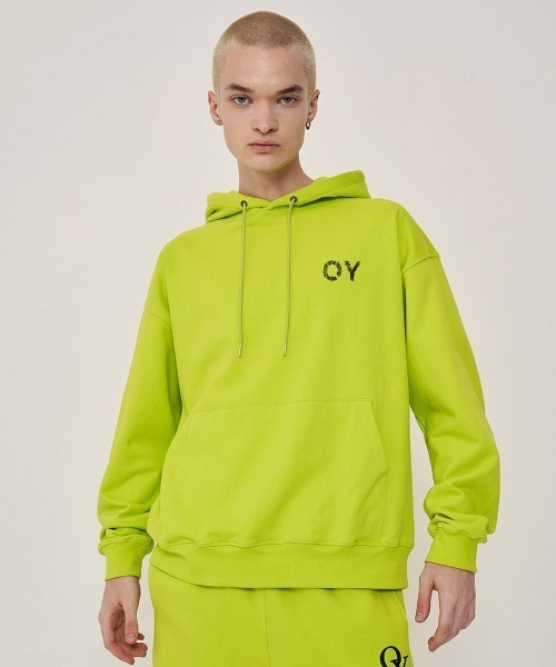 OY(オーワイ)の「『OY/オーワイ』SKETCH LOGO HOODIE/スケッチロゴ フーディー プルオーバーパーカー(パーカー・メンズ・ホワイト/イエロー/ブラック・FREE)」の12枚目の写真