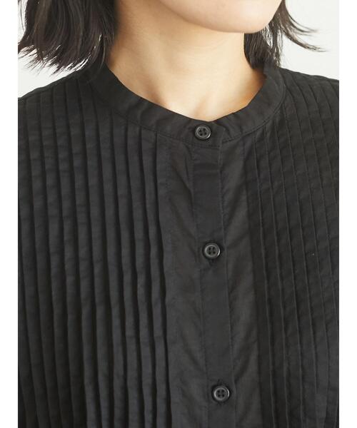 Green Parks(グリーンパークス)の「ピンタックワンピース*(ワンピース・レディース・ブラック/グレイッシュベージュ/グリーン・FREE)」の14枚目の写真