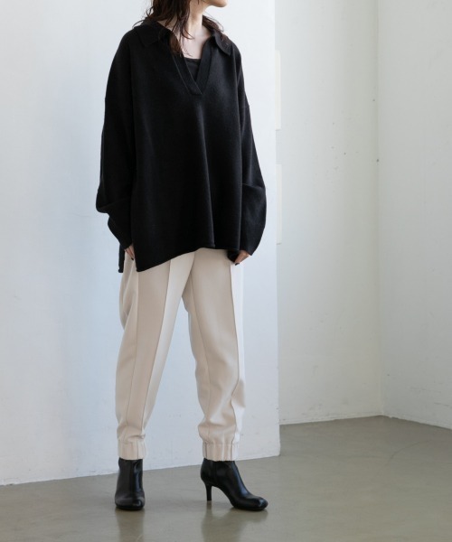 yuw(ユウ)の「SKIPPER PULLOVER 217973(ニット/セーター・レディース・ブラック/グレー/ブルー/ピンク・FREE)」の12枚目の写真