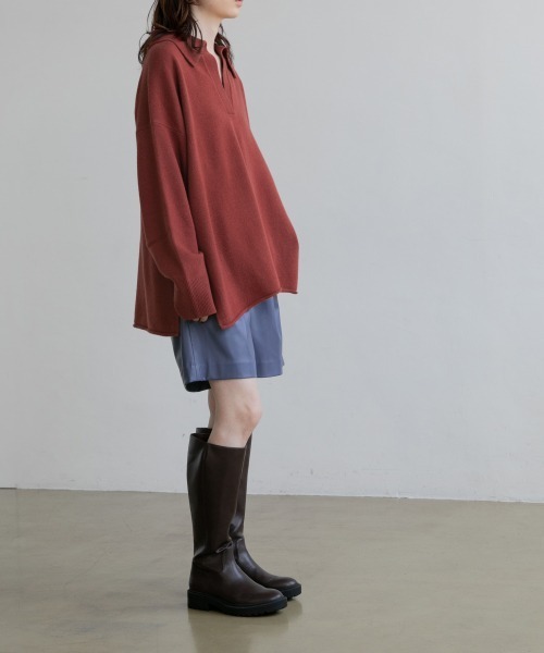 yuw(ユウ)の「SKIPPER PULLOVER 217973(ニット/セーター・レディース・ブラック/グレー/ブルー/ピンク・FREE)」の15枚目の写真