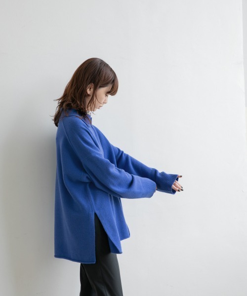 yuw(ユウ)の「SKIPPER PULLOVER 217973(ニット/セーター・レディース・ブラック/グレー/ブルー/ピンク・FREE)」の7枚目の写真