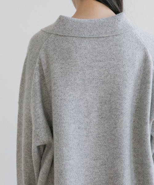 yuw(ユウ)の「SKIPPER PULLOVER 217973(ニット/セーター・レディース・ブラック/グレー/ブルー/ピンク・FREE)」の9枚目の写真